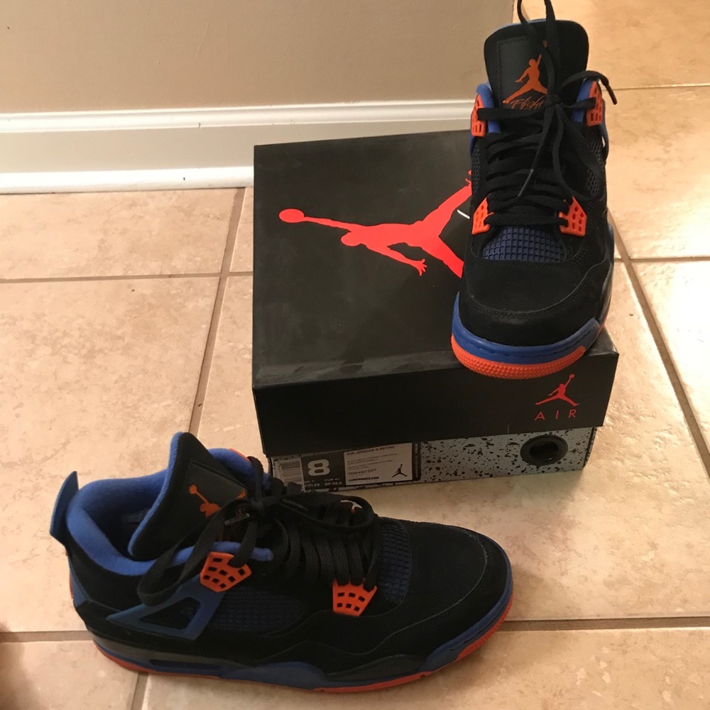 Men's Jordan 4s NY Knicks colorway